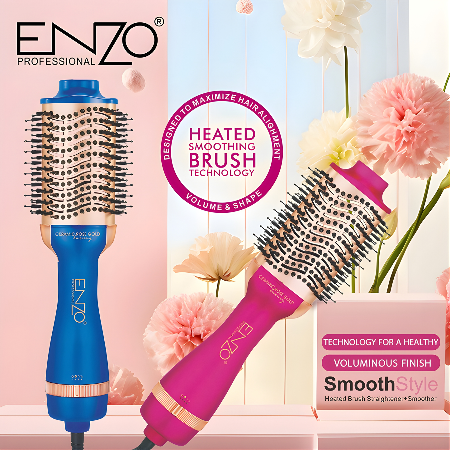 Brush Enzo Smooth Style®  3 In 1